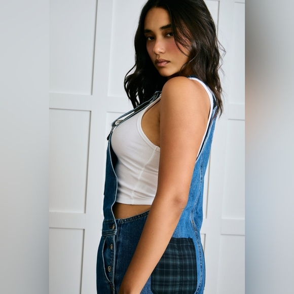 Dairy Boy Medium Blue The Farm Milkman Denim Overalls in Blue Hen NWT - Picture 2 of 16